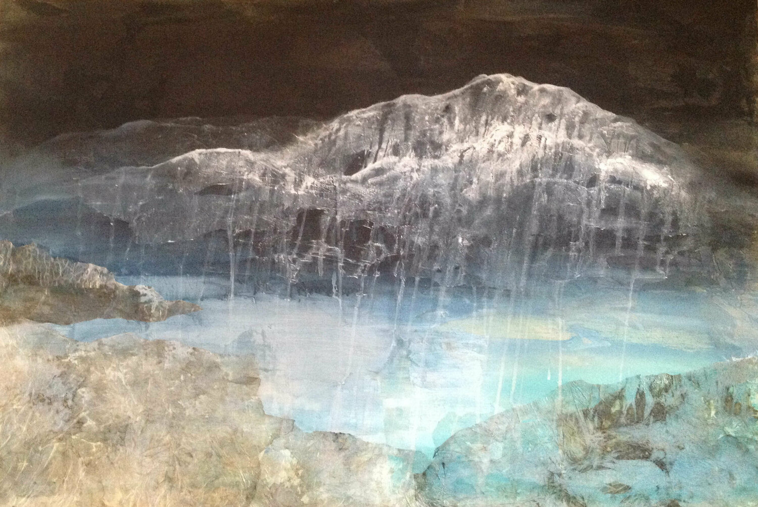 Terre de glace Magalie Ors Original painting for sale