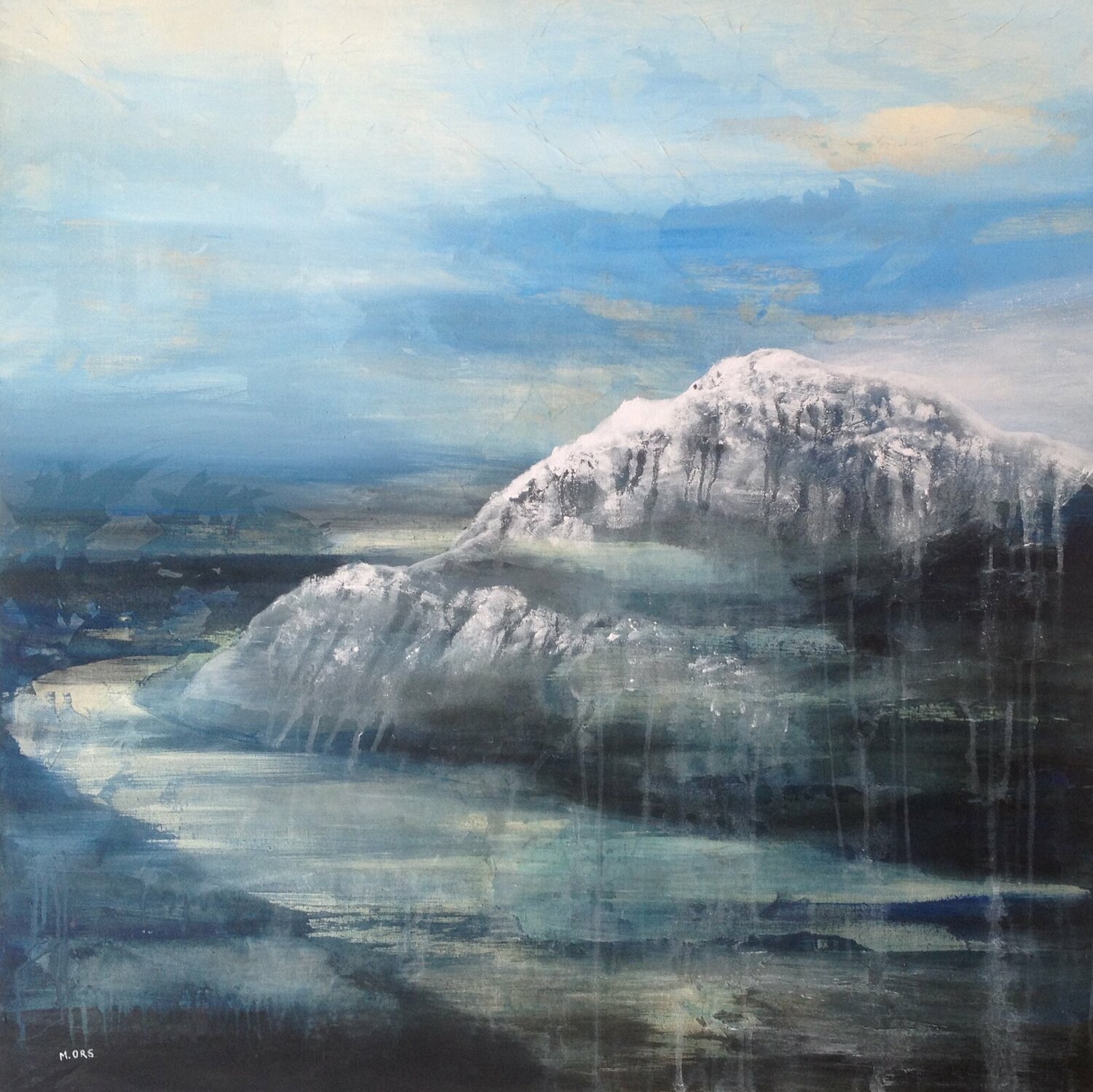 Terre du Nord Magalie Ors Original painting for sale