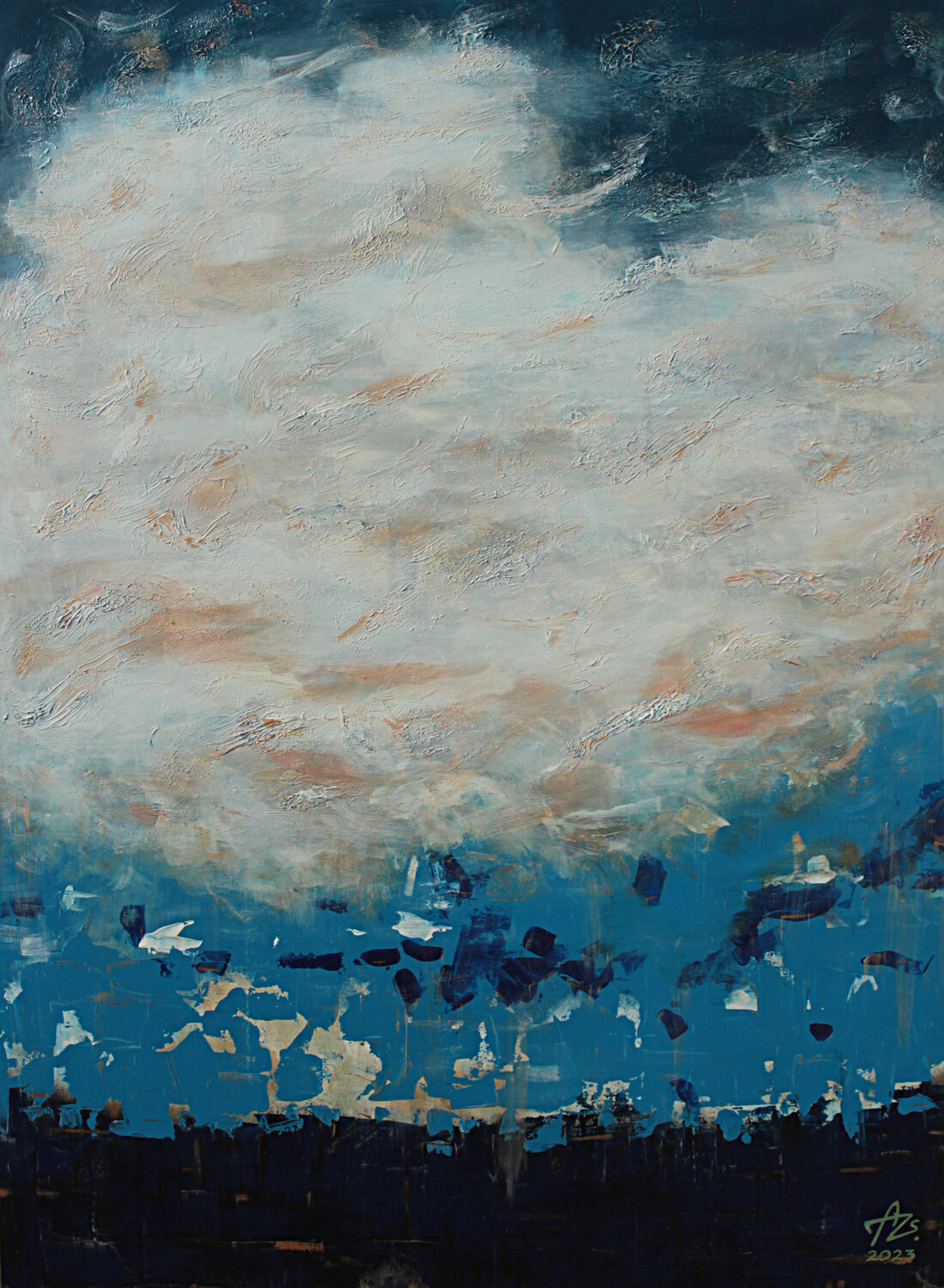 4 element: Air Todor Attila Zsolt Original painting for sale