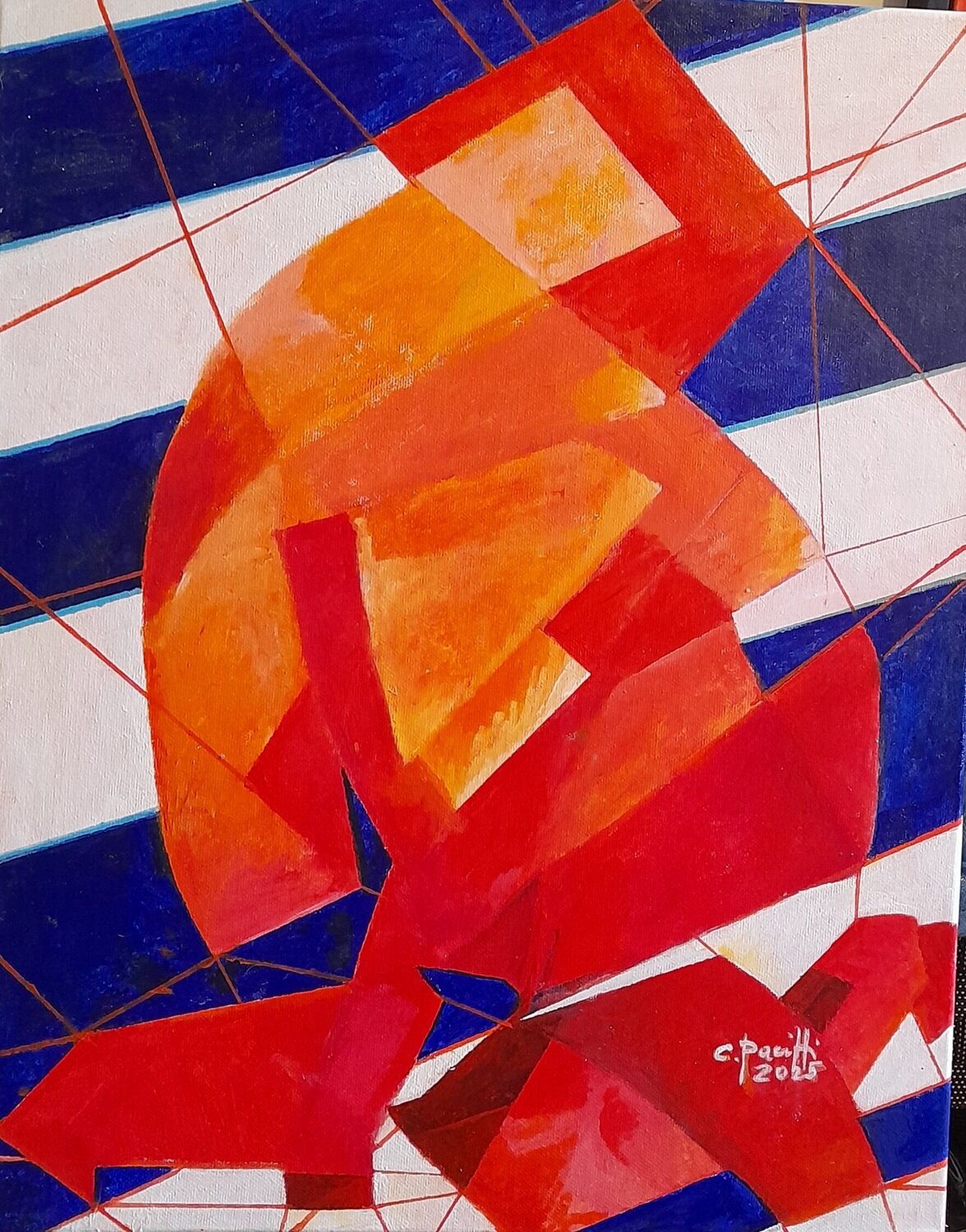 VAGANTE cesare pacitti Original painting for sale