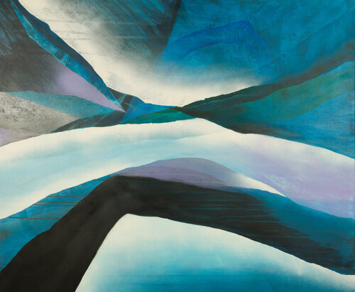 Glacier by Cristina Arada Aparicio, Painting for Sale on Select