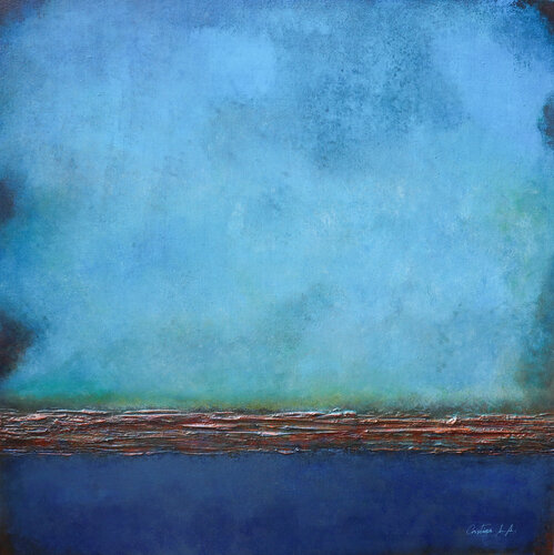 NIGHT ON THE SEA by Cristina Arada Aparicio, Painting for Sale on Select