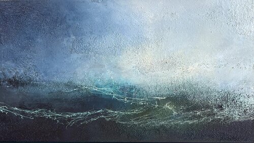 The Sea Within by Cristina Arada Aparicio, Painting for Sale on Select