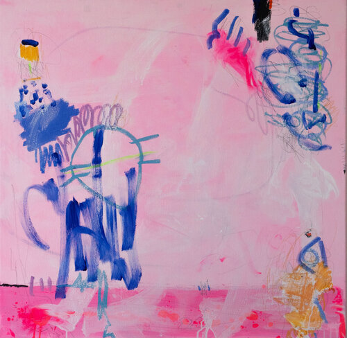 Temptation Self control on Lunchbreak by Janin Walter, Painting for Sale on Select