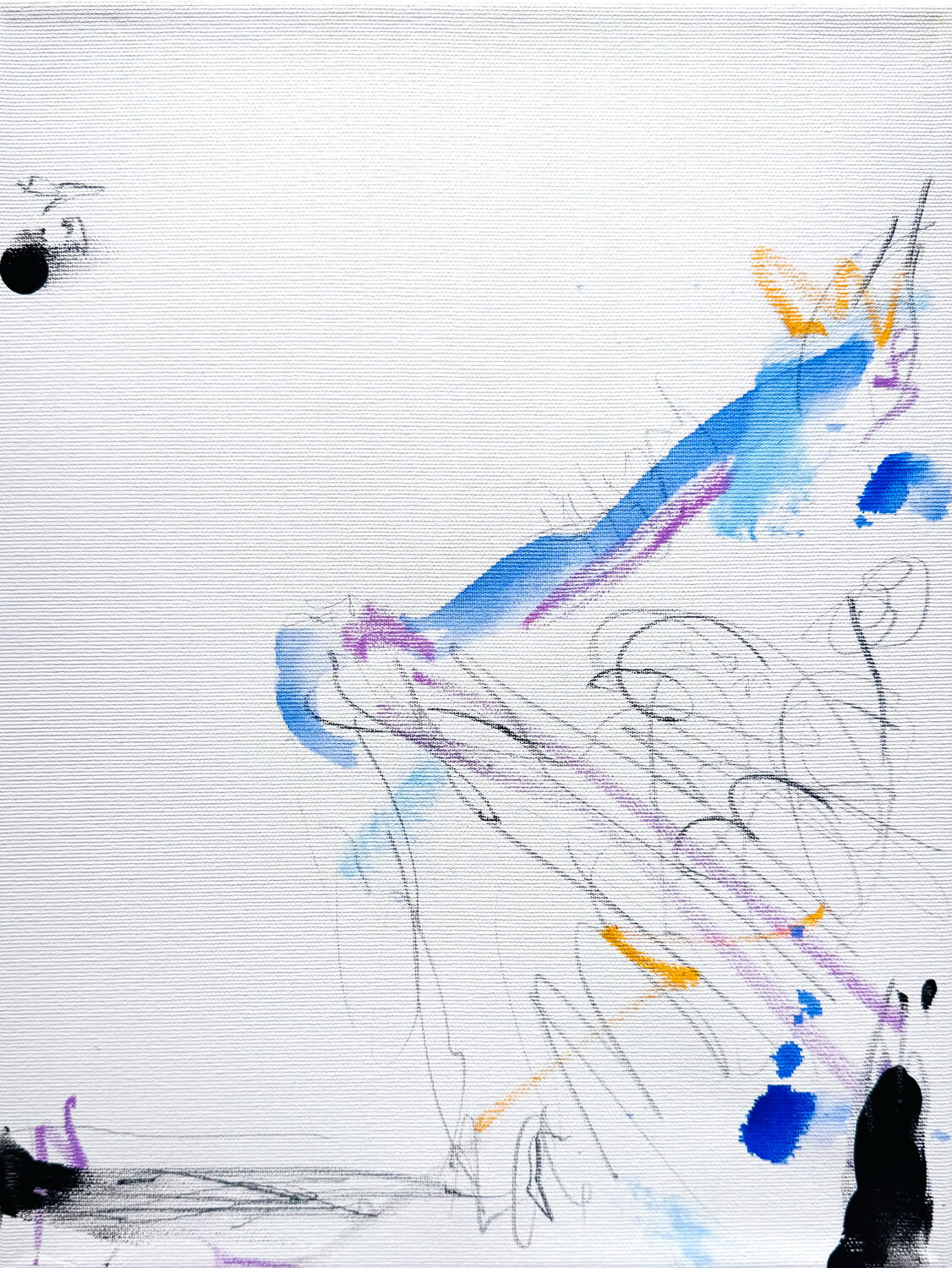 Behave_Minimal_III Janin Walter Original painting for sale