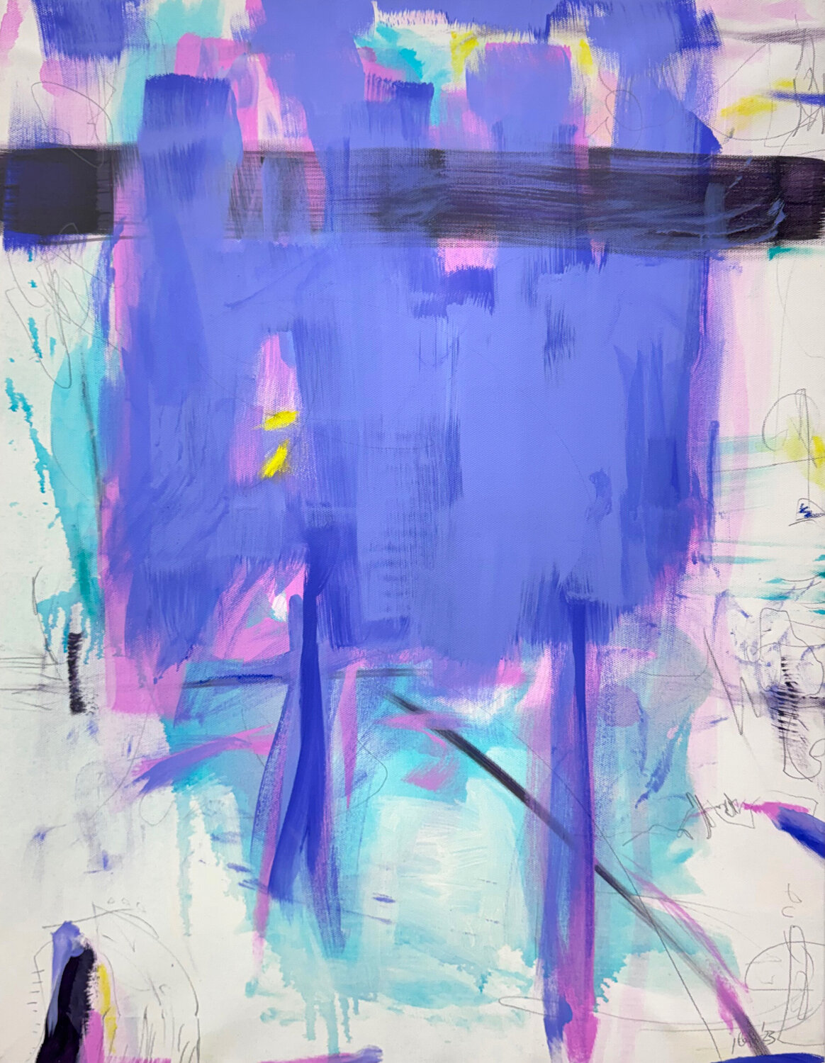 BOLDNESS VII Janin Walter Original painting for sale