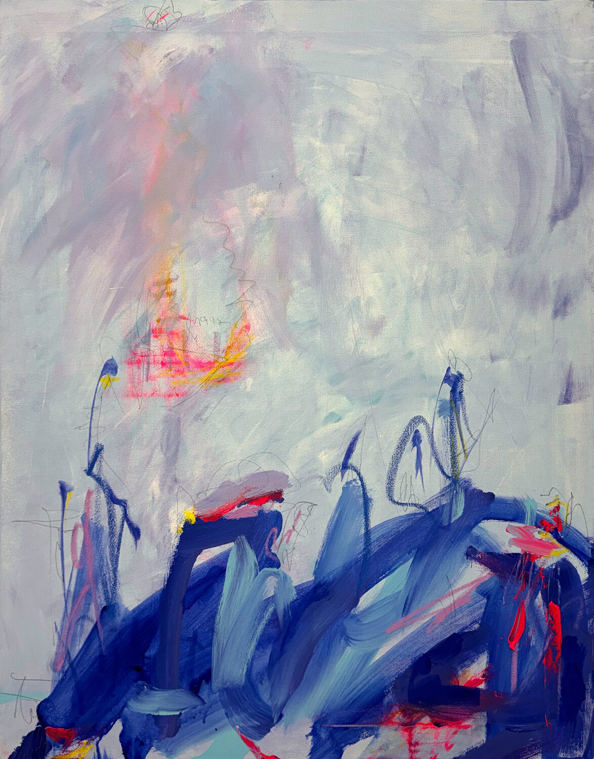 The Summer of 1997_II Janin Walter Original painting for sale