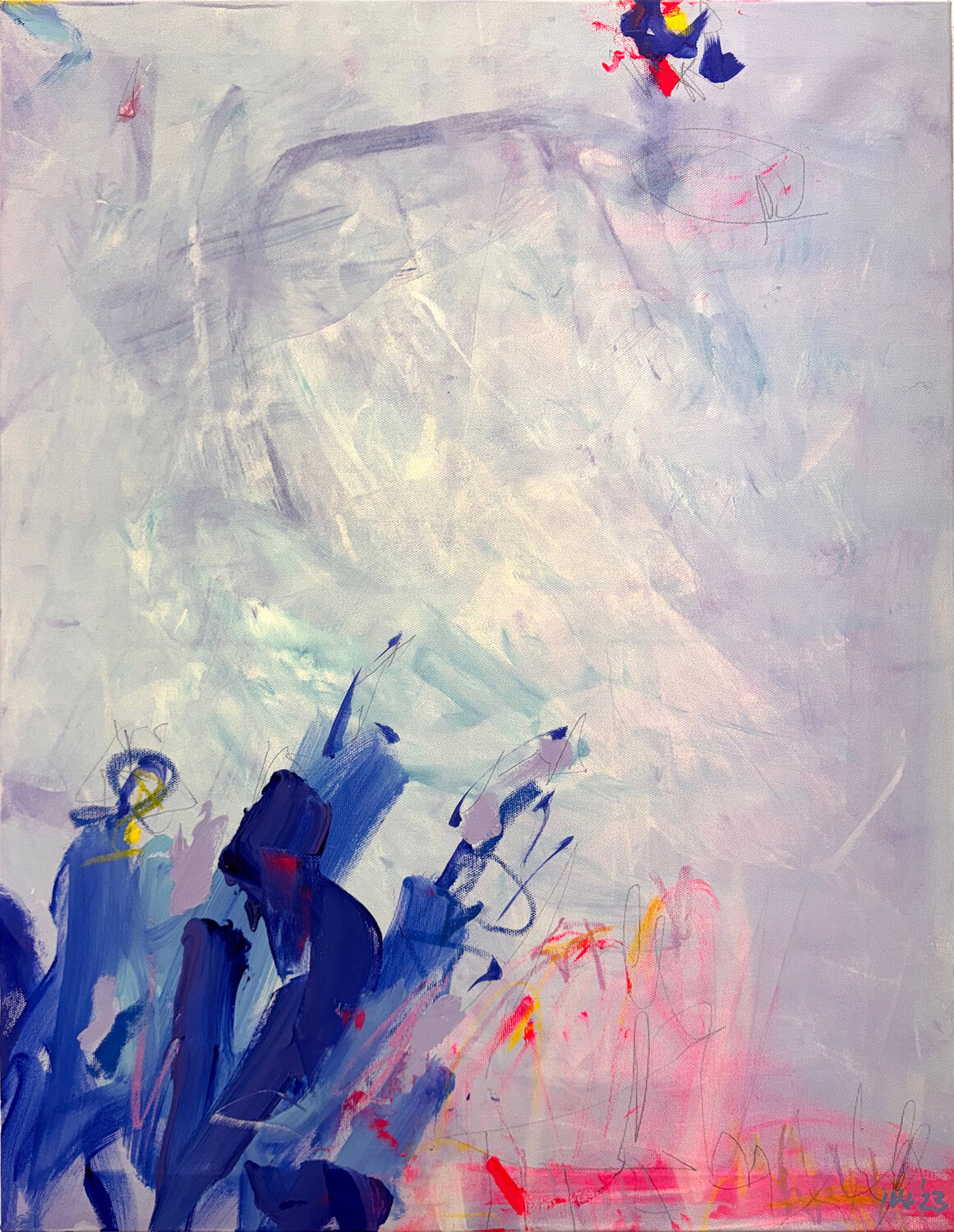 The Summer of 1997_III Janin Walter Original painting for sale
