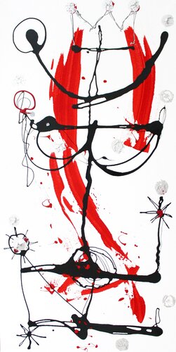 High Vibrant  / The Other Side IV von Julia Pust, Malerei kaufen auf Select