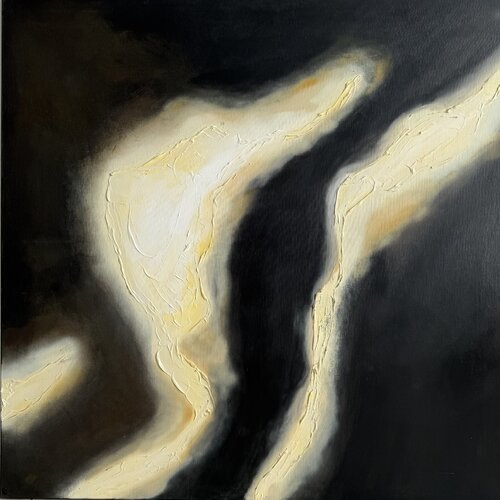 Licht in der Dunkelheit IV by Silke Ziegert, Painting for Sale on Select