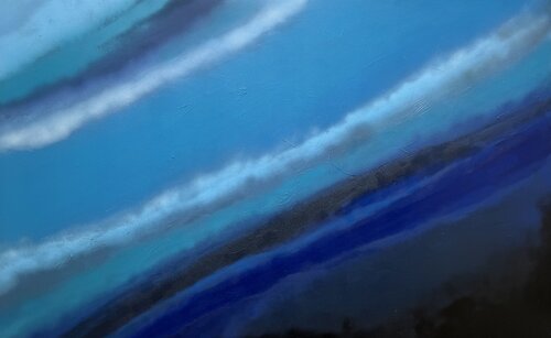 Waves by Silke Ziegert, Painting for Sale on Select