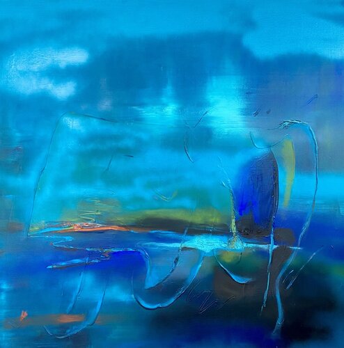 „Sail Away“ by Silke Ziegert, Painting for Sale on Select