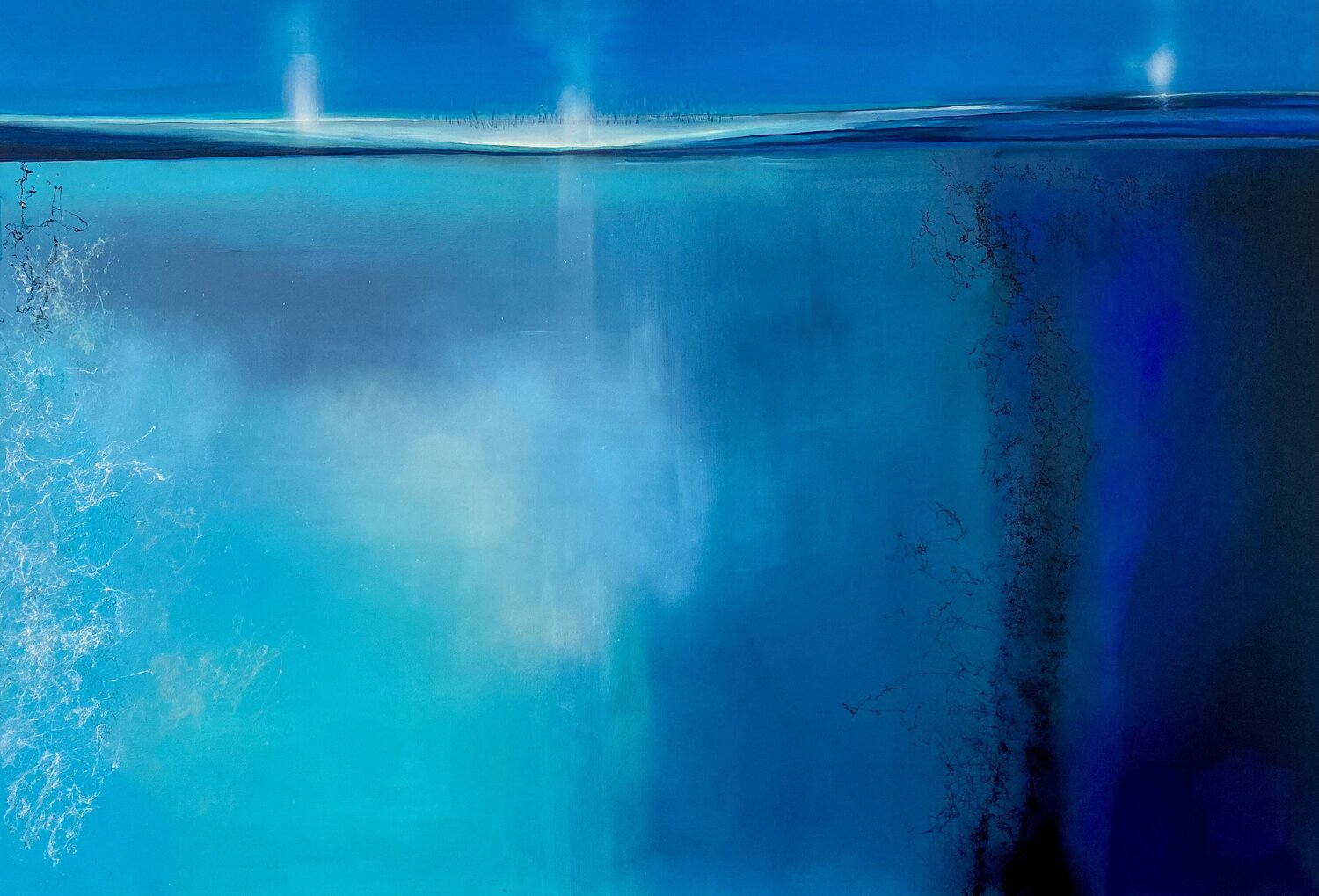 "Parallel Realities" Silke Ziegert Original painting for sale