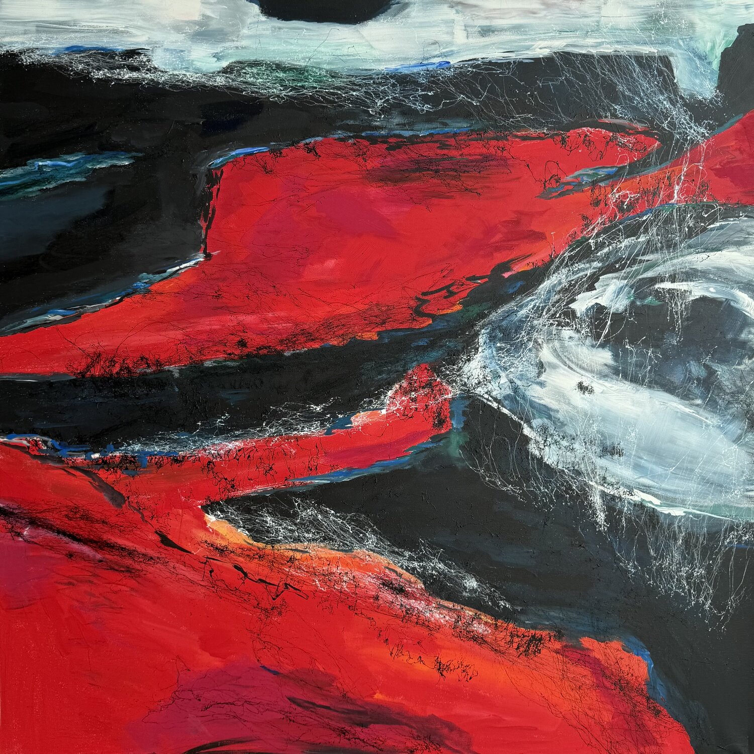 Intelligenz Silke Ziegert Original painting for sale