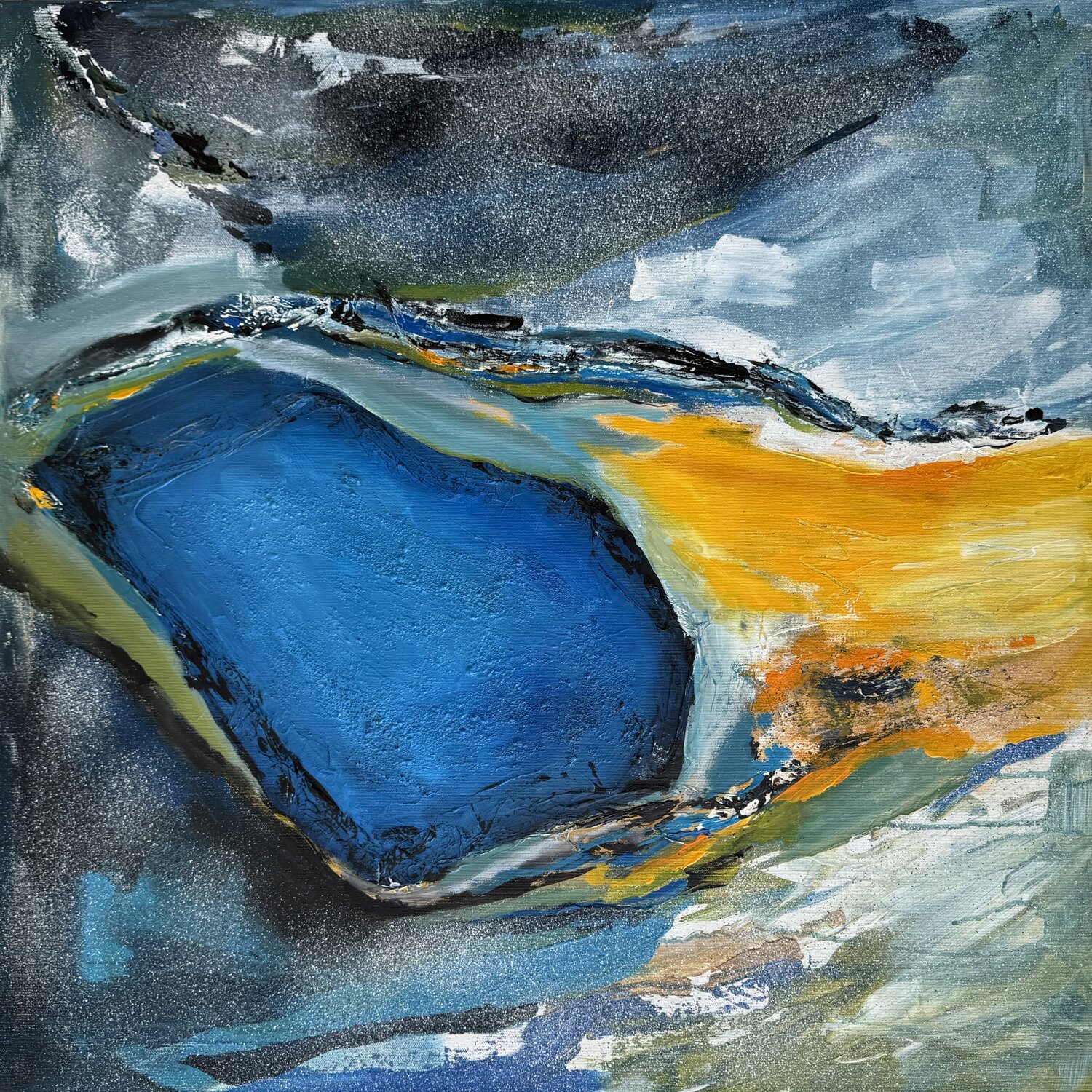 „Die Würde des Menschen“ Silke Ziegert Original painting for sale