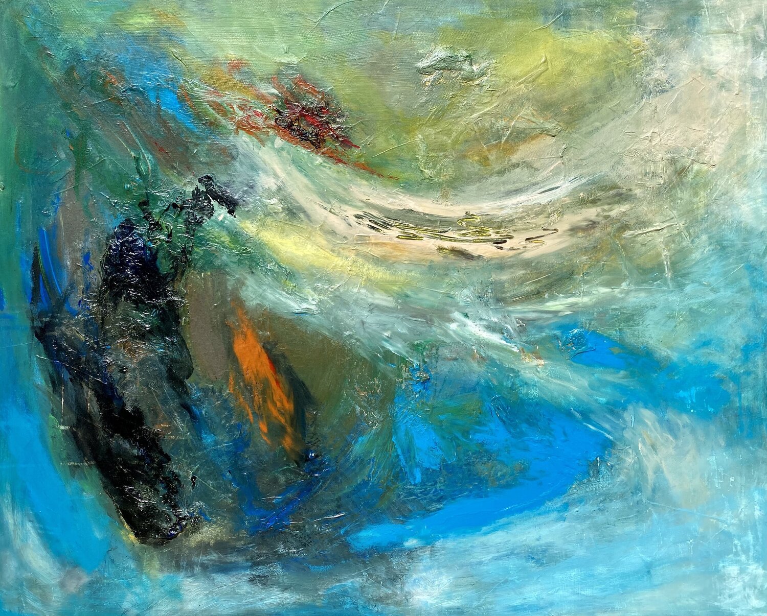 "Impatience of the Heart" Silke Ziegert Original painting for sale