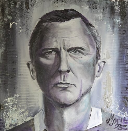 Mr. Bond by Martina Marten, Painting for Sale on Select