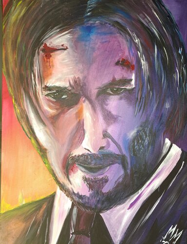 "Goodbye Wick" by Martina Marten, Painting for Sale on Select