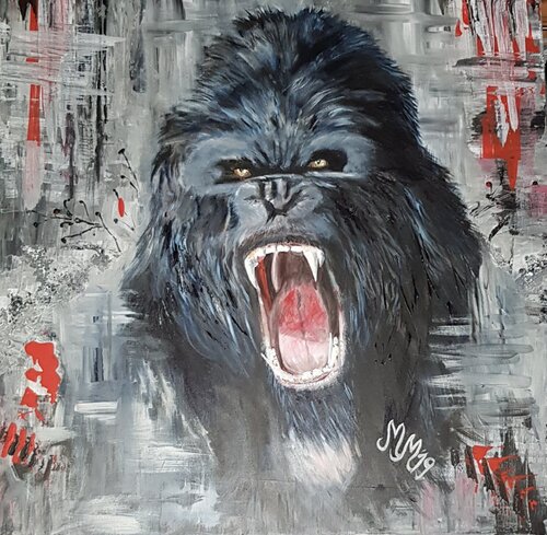 "Kong" by Martina Marten, Painting for Sale on Select
