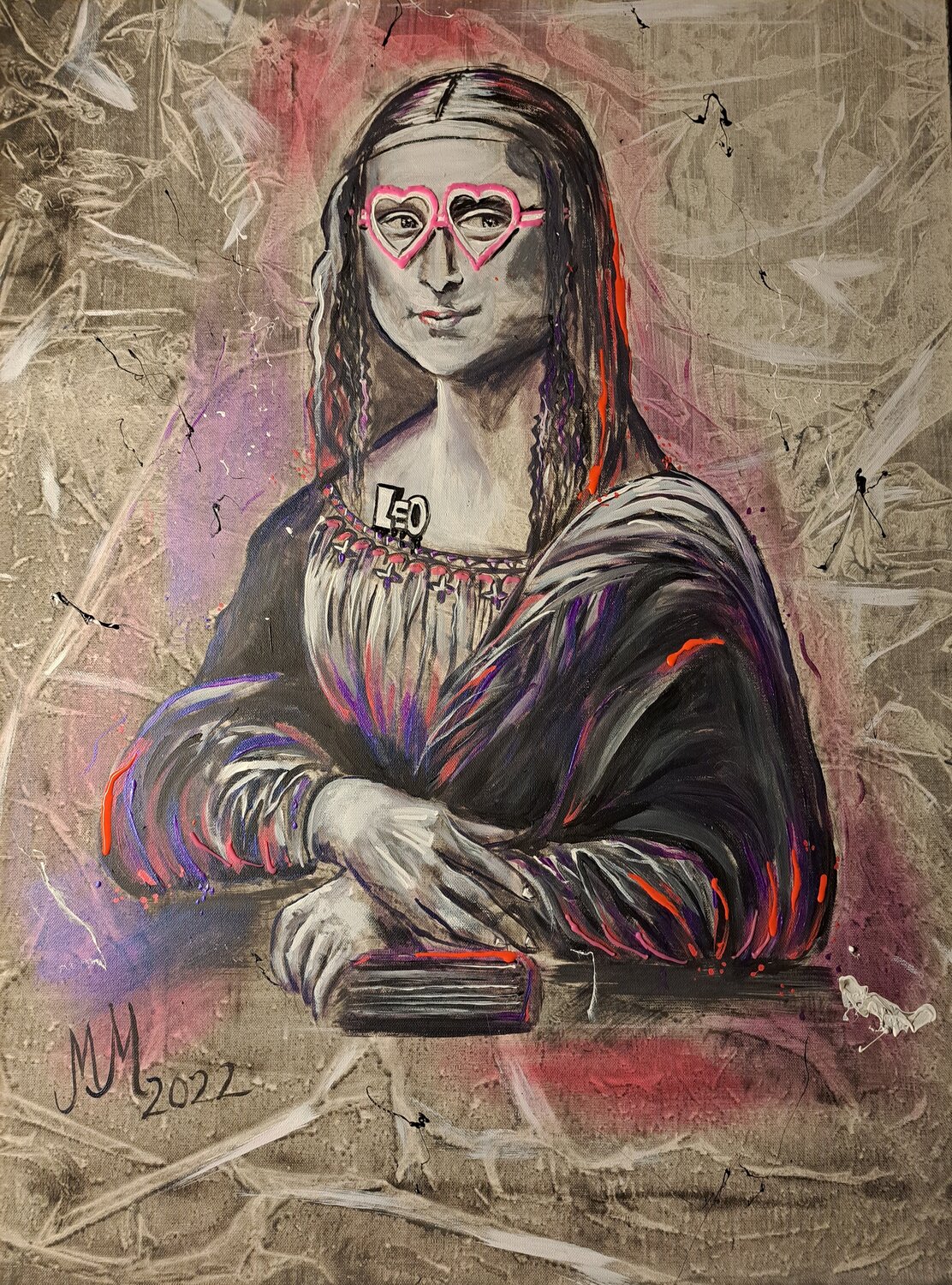 La Vie en Rose Martina Marten Original painting for sale