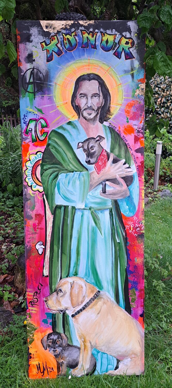 "Guardian Angel" Martina Marten Original painting for sale