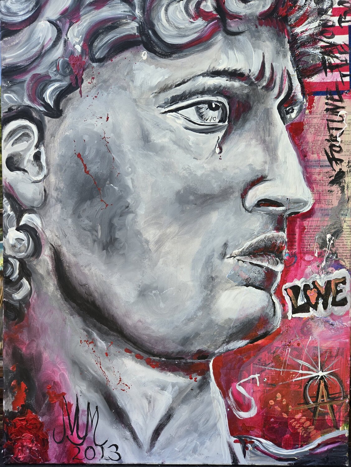 "Fear" Martina Marten Original painting for sale