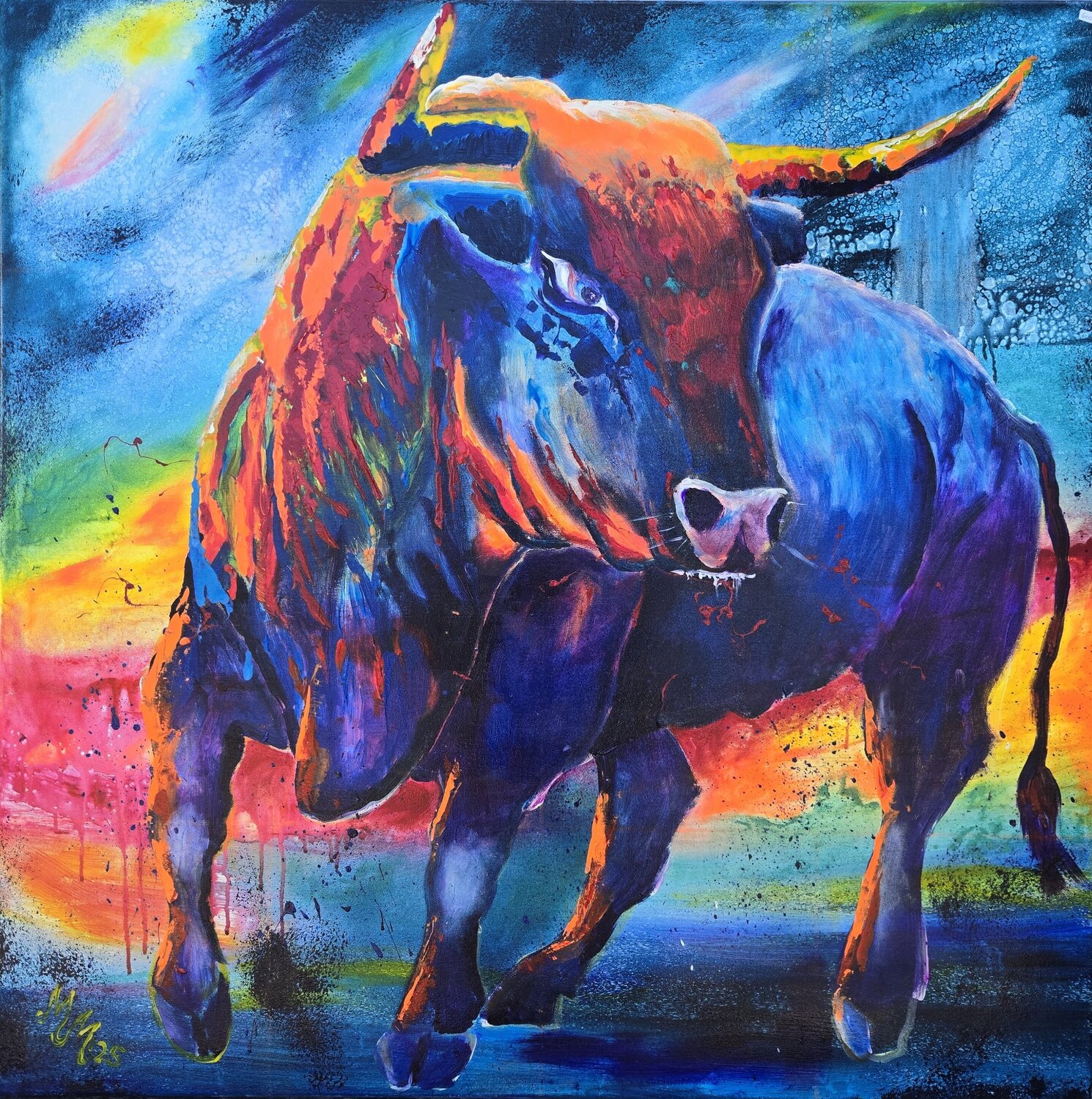 Toro 5 Martina Marten Original painting for sale