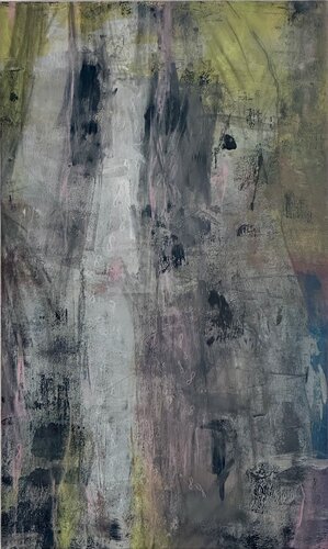 upon realizing that time in space where light is nearly done by Karin Edgett, Painting for Sale on Select