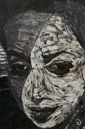 Battered Woman by Manu Fine Art, Painting for Sale on Select