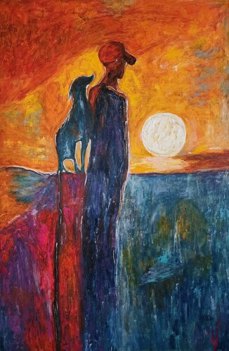 Humsafar by Manu Fine Art, Painting for Sale on Select