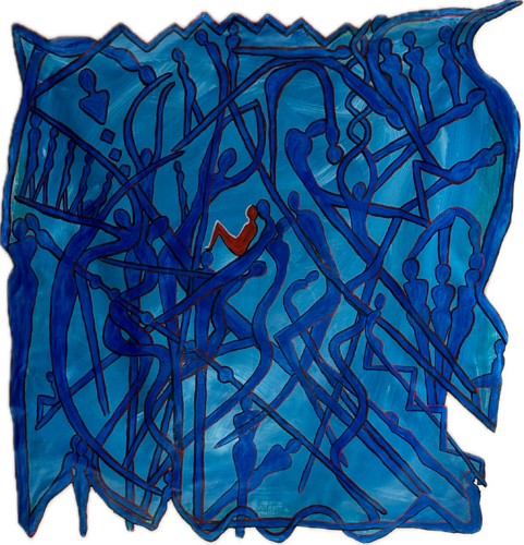 My Shadow Dancers by Rika Maja Duevel, Painting for Sale on Select