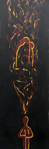 Trapped in a Moment by Rika Maja Duevel, Painting for Sale on Select