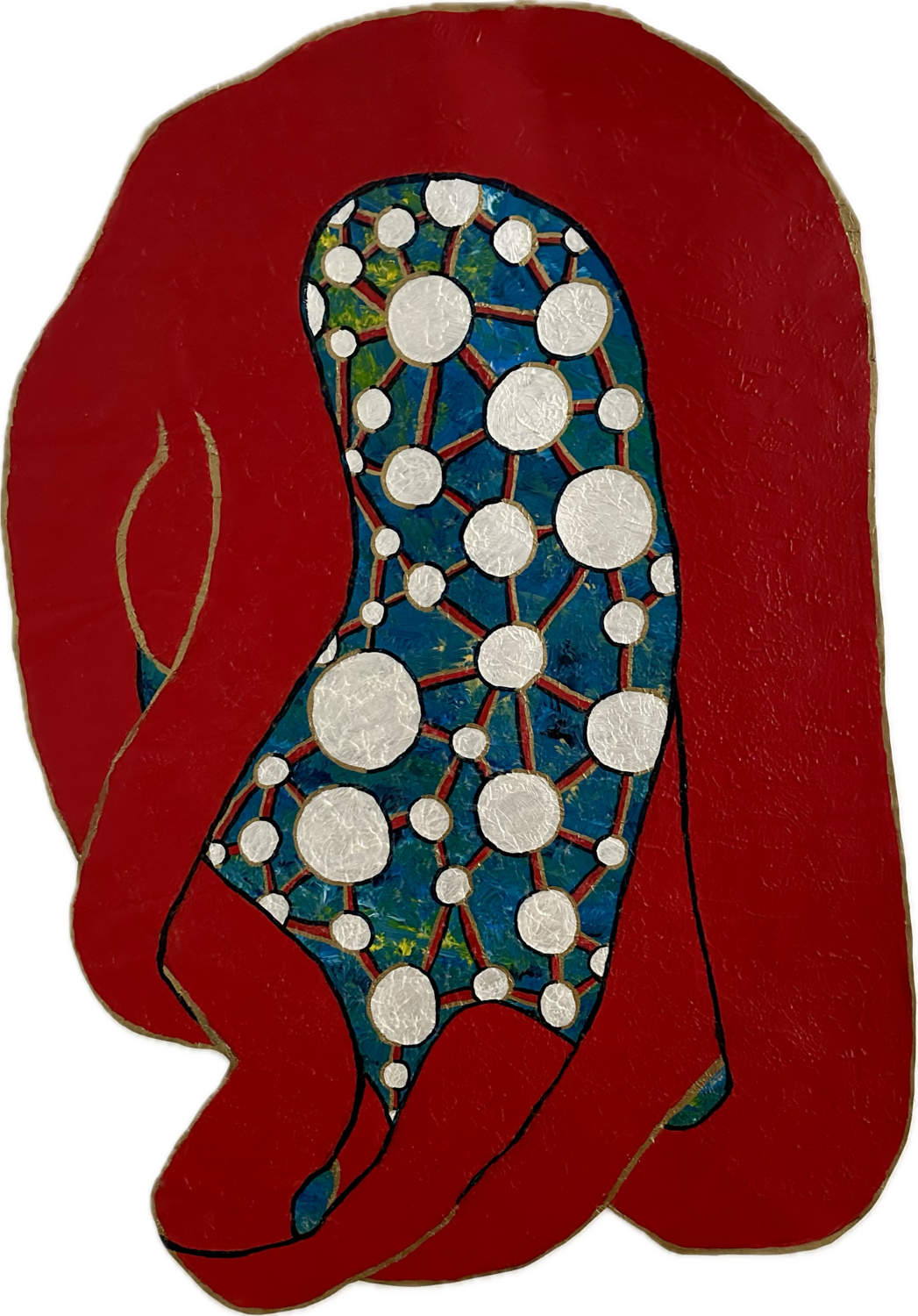 Creating Your Own Form of Protection Rika Maja Duevel Original painting for sale