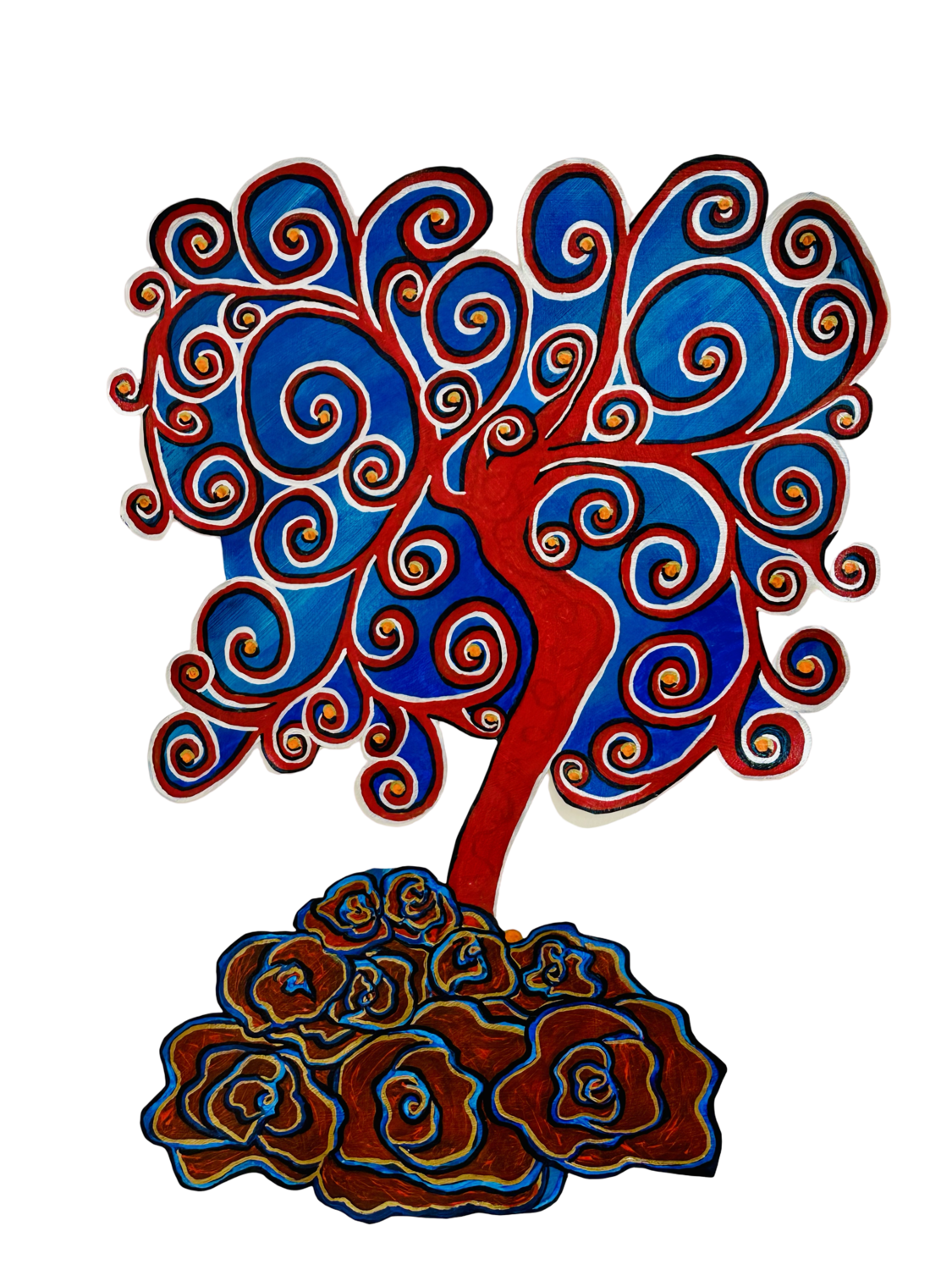 I am but a Tree Rika Maja Duevel Original painting for sale