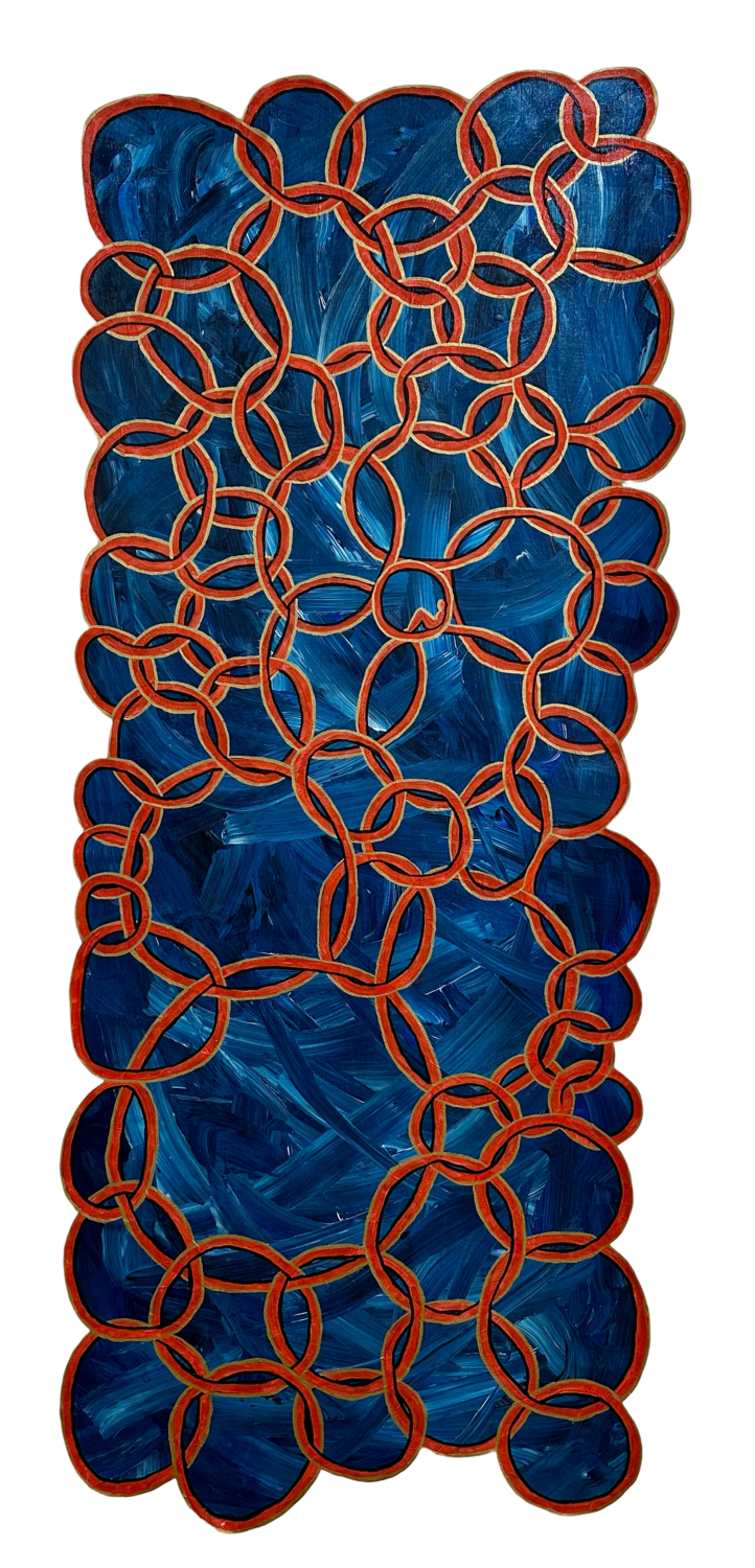 Somethings Stay in the Past and Somethings Stay in the Present Rika Maja Duevel Original painting for sale