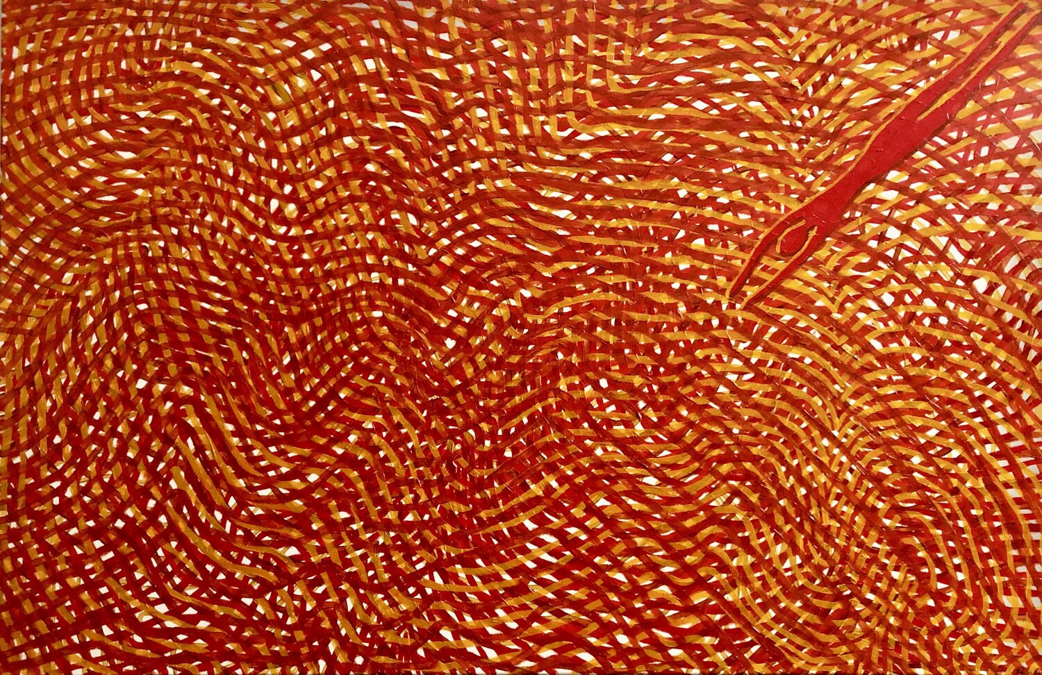 Reaching Through Rika Maja Duevel Original painting for sale