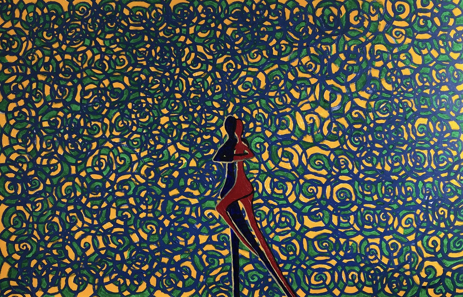The Lisbon Tango Rika Maja Duevel Original painting for sale