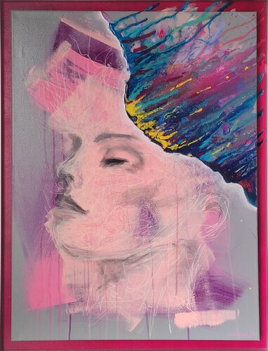 Gedankenströme by Susanne Walser, Painting for Sale on Select