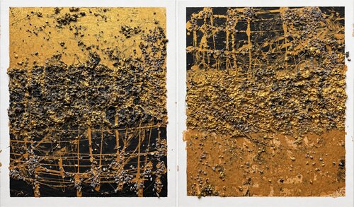 RISING MATTER I+II by Maria Weigt, Painting for Sale on Select
