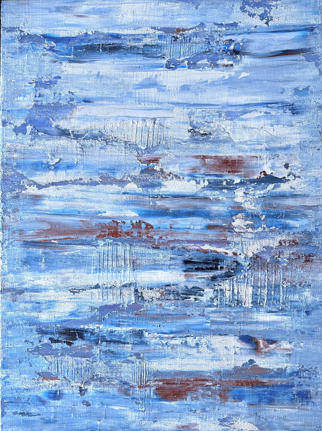 NEW HORIZON II Maria Weigt Original painting for sale