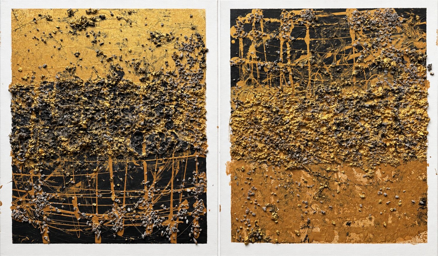 RISING MATTER I+II Maria Weigt Original painting for sale