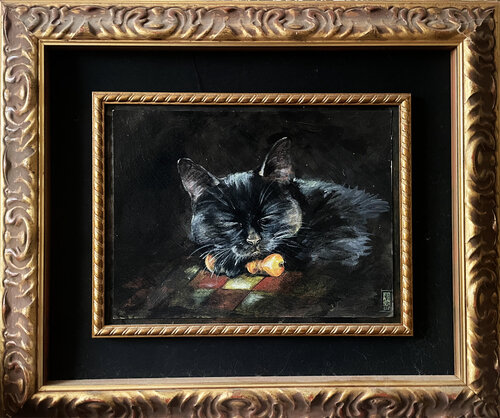 Il Custode del crepuscolo by Francesca Romana Luzi, Painting for Sale on Select