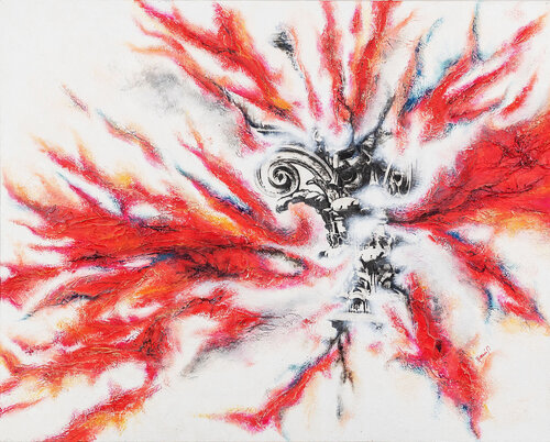 Cara de Fuego by Consuelo Palma, Painting for Sale on Select
