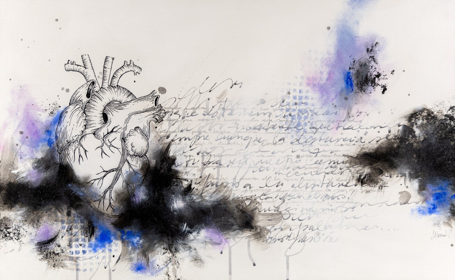 Letter to Mom Consuelo Palma Original painting for sale