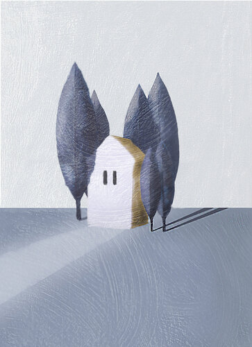 "Luogo di preghiera laico" by Barbara Ruzziconi, Painting for Sale on Select