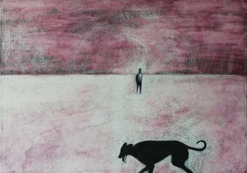 The walk n.1 by Barbara Ruzziconi, Painting for Sale on Select