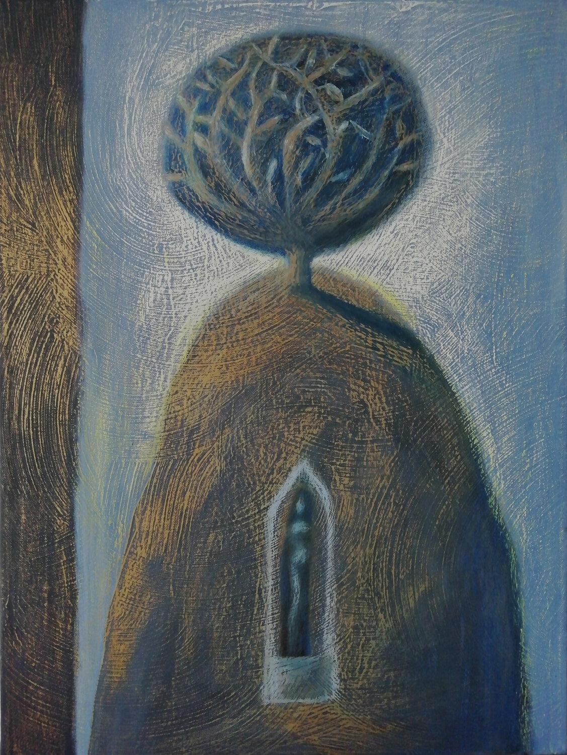 Il nascondiglio di Eva Barbara Ruzziconi Original painting for sale