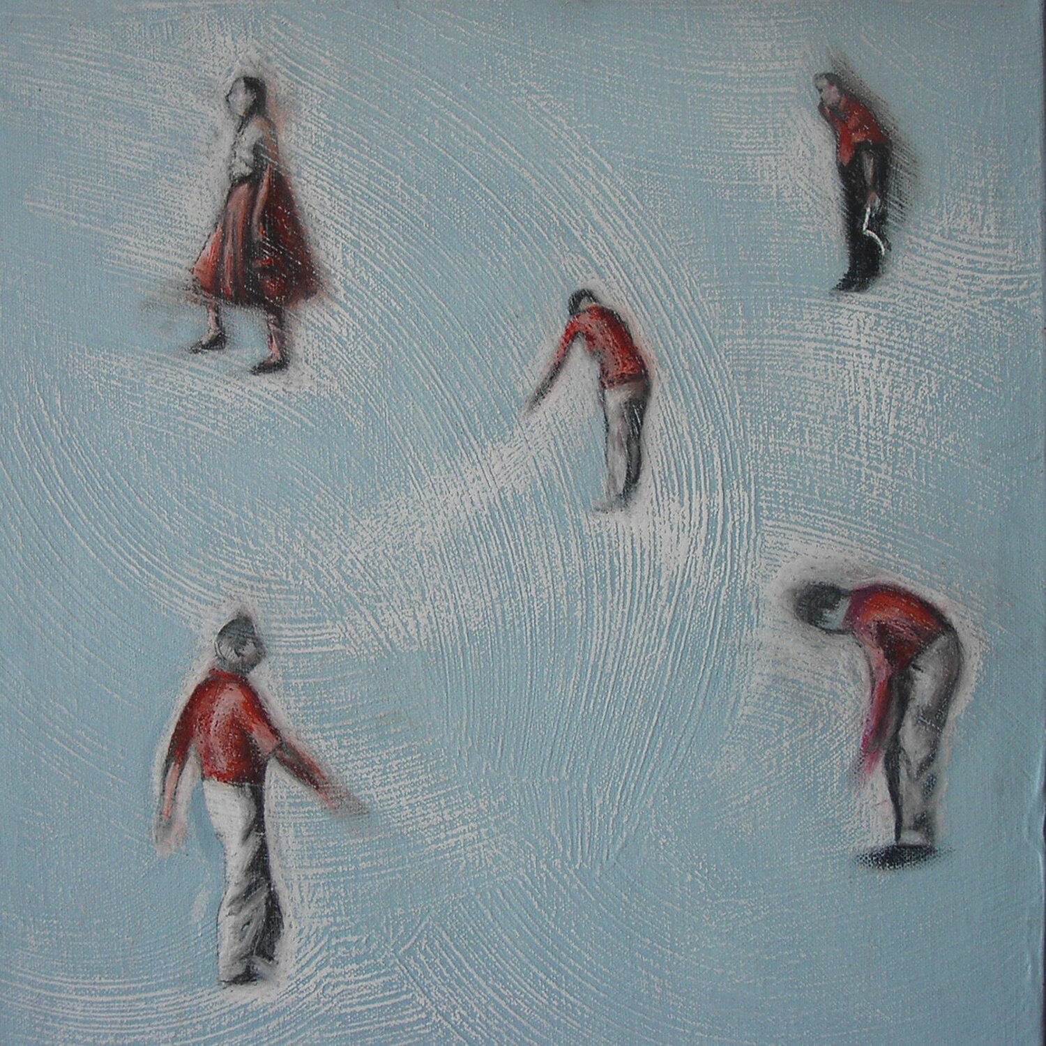 " Displacement n.1 " ( Spaesamenti n.1) Barbara Ruzziconi Original painting for sale