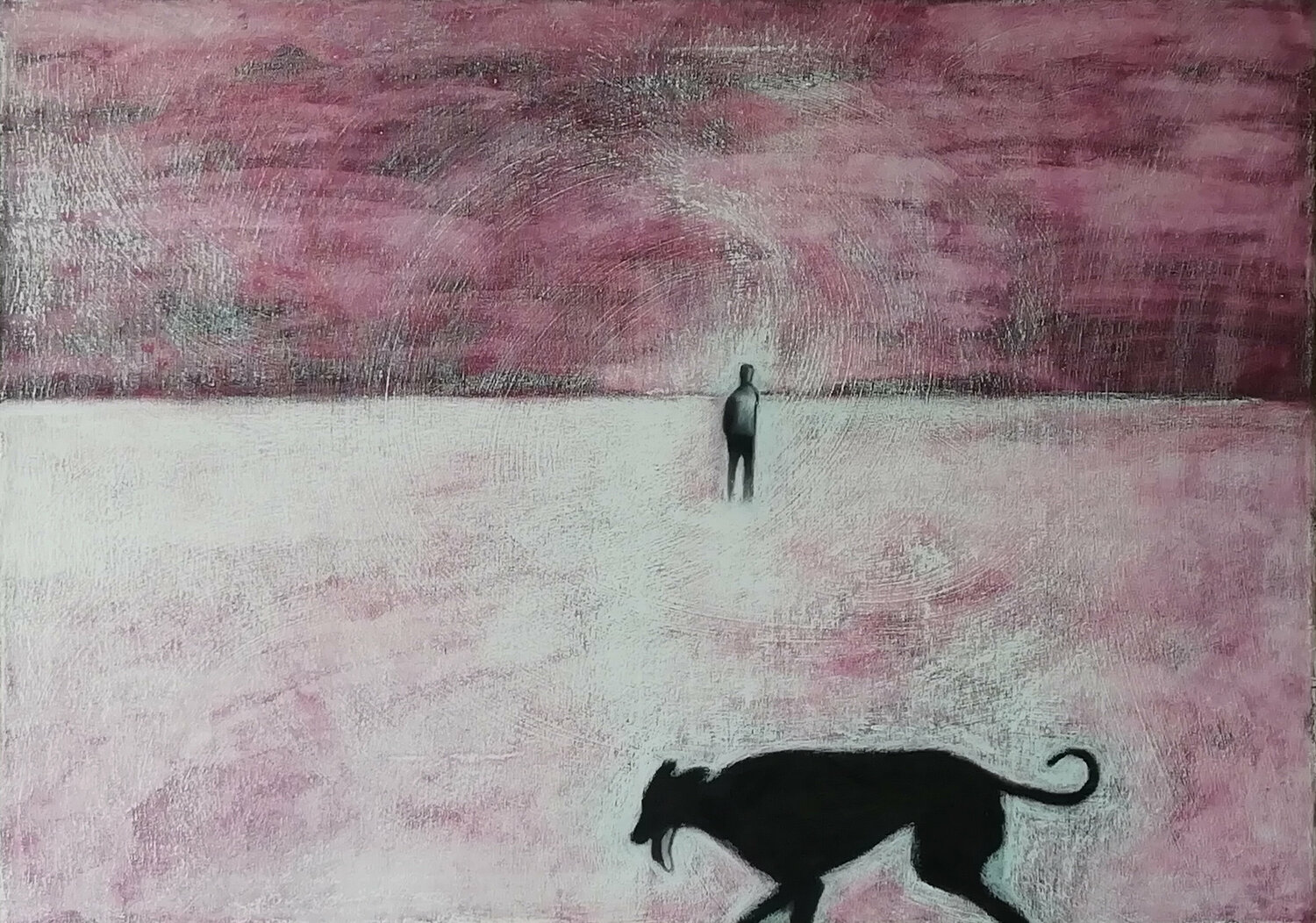 The walk n.1 Barbara Ruzziconi Original painting for sale