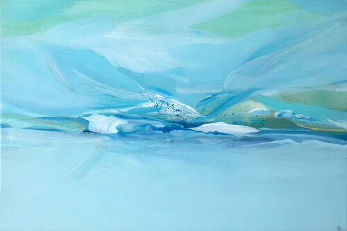 Horizon April by Maria-Josephin Hagewald, Painting for Sale on Select
